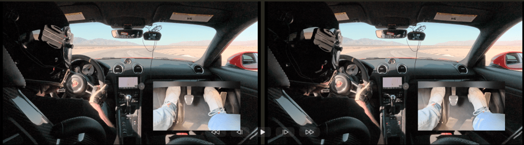 Synchronized video panel